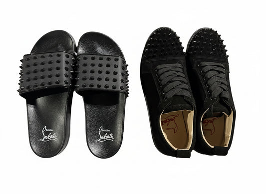 Pack louboutin claquette + espadrille din