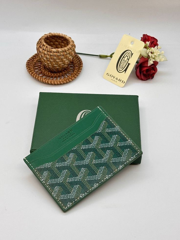 Pack 2 porte carte goyard + bracelet van cleef blanc gratuite ✅