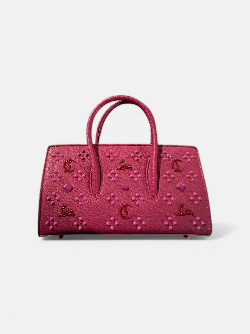 Pink louboutin bag size L