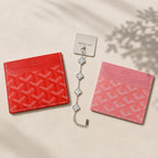Pack 2 porte carte goyard + bracelet van cleef blanc gratuite ✅