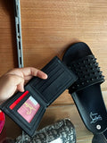 Pack Louboutin: Claquette + Porte feuille